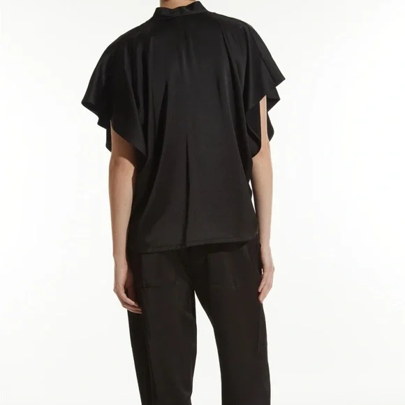 SAINTART Finn V-neck Charmeuse top - Picture 5 of 6